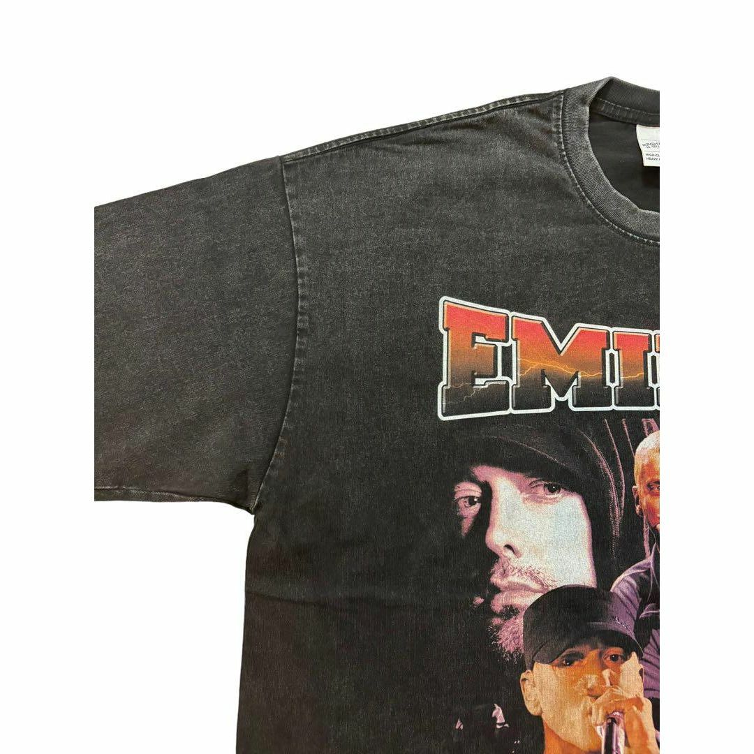 エミネム　EMINEM　RAP GOD　ヴィンテージ加工　半袖　Tシャツ　XL メンズのトップス(Tシャツ/カットソー(半袖/袖なし))の商品写真