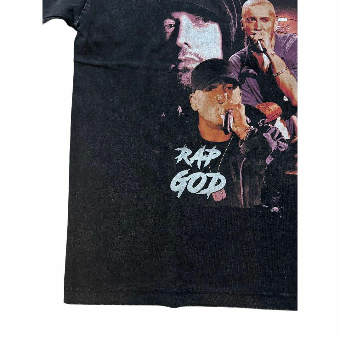 エミネム　EMINEM　RAP GOD　ヴィンテージ加工　半袖　Tシャツ　XL メンズのトップス(Tシャツ/カットソー(半袖/袖なし))の商品写真