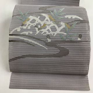 名古屋帯 名品 正絹 【中古】(帯)