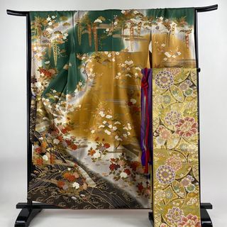 振袖 身丈157.5cm 裄丈65.5cm 正絹 秀品 【中古】(着物)