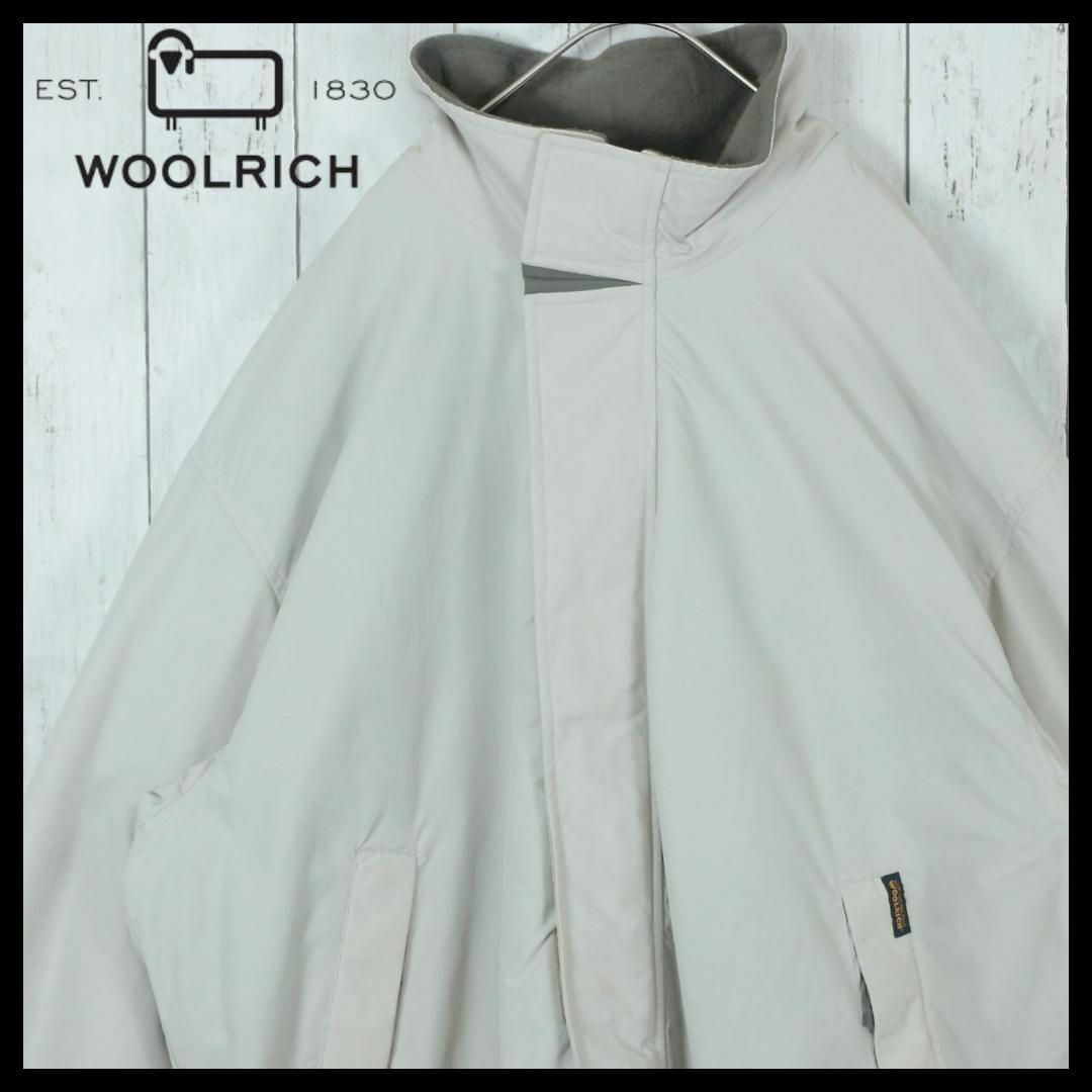 WOOLRICH(ウールリッチ)の【希少】ウールリッチ ナイロン シェルドジャケット 中綿 XL 入手困難 一点物 メンズのジャケット/アウター(ナイロンジャケット)の商品写真