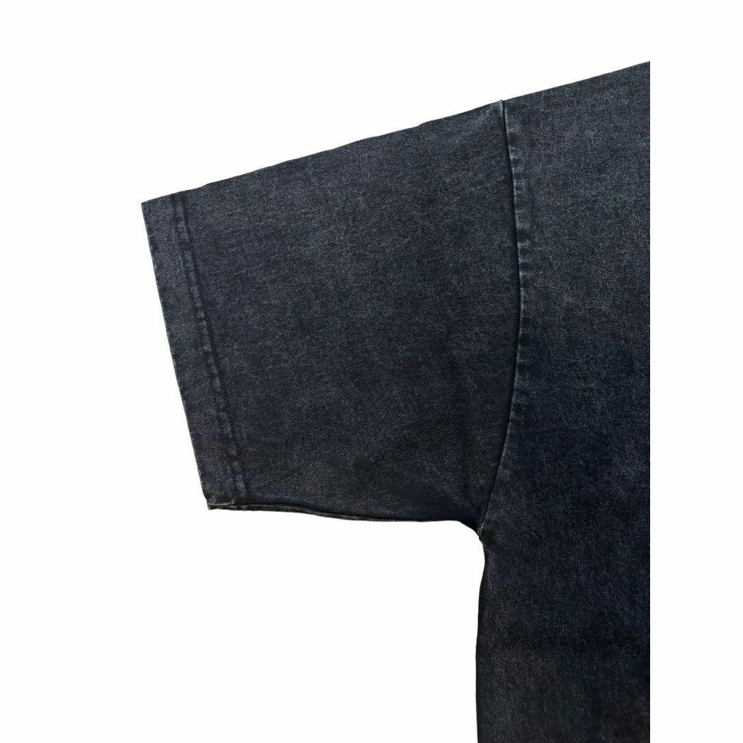 WU-TANG　ウータン　ヴィンテージ加工ロゴ　ラップ　Tシャツ　ブラック　XL メンズのトップス(Tシャツ/カットソー(半袖/袖なし))の商品写真