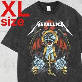 METALLICA　メタリカ　ラップ　バンド　ロック　Tシャツ　ブラック　XL(Tシャツ/カットソー(半袖/袖なし))