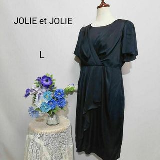 JOLIE et JOLIE 極上美品　ドレス　ワンピース　パーティー　L(ナイトドレス)