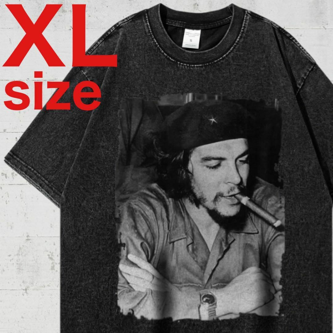 【激レア】チェ・ゲバラ　エルネスト・ゲバラ　ヴィンテージ加工　Tシャツ　XL メンズのトップス(Tシャツ/カットソー(半袖/袖なし))の商品写真