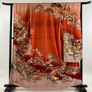 振袖 身丈160.5cm 裄丈69cm 正絹 名品 【中古】(着物)