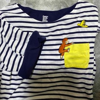 Design Tshirts Store graniph - グラニフ　おさるのジョージワンピース、クロワッサン様専用