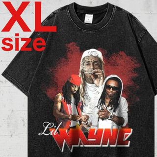 リル・ウェイン　Lil Wayne　RAP　ラップ　Tシャツ　ブラック　XL(Tシャツ/カットソー(半袖/袖なし))