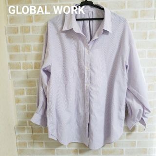 GLOBAL WORK - GLOBAL WORK フレンチリネンシャツ