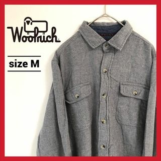 WOOLRICH - 90s 古着 ウールリッチ 長袖シャツ トップス ポケット Ｍ 