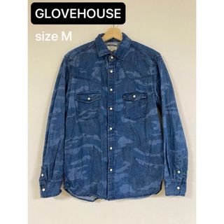 GLOVE HOUSE グローブハウス　デニムシャツ メンズ 長袖 迷彩 (シャツ)