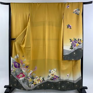 振袖 身丈161cm 裄丈66cm 正絹 美品 名品 【中古】(着物)