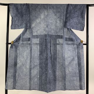 男着物 身丈146.5cm 裄丈65.5cm 綿 名品 【中古】(着物)