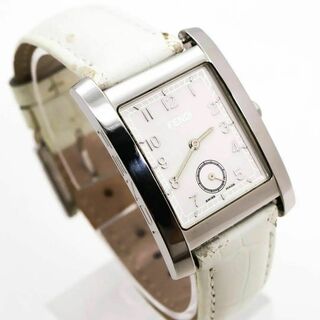 フェンディ(FENDI)の《人気》 FENDI 腕時計 ホワイト スモセコ 7000G スクエア o(腕時計(アナログ))