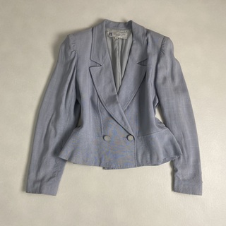 GIVENCHY - ジバンシー　テーラードジャケット　ジバンシーグラマー　ブルー　13B2サイズ