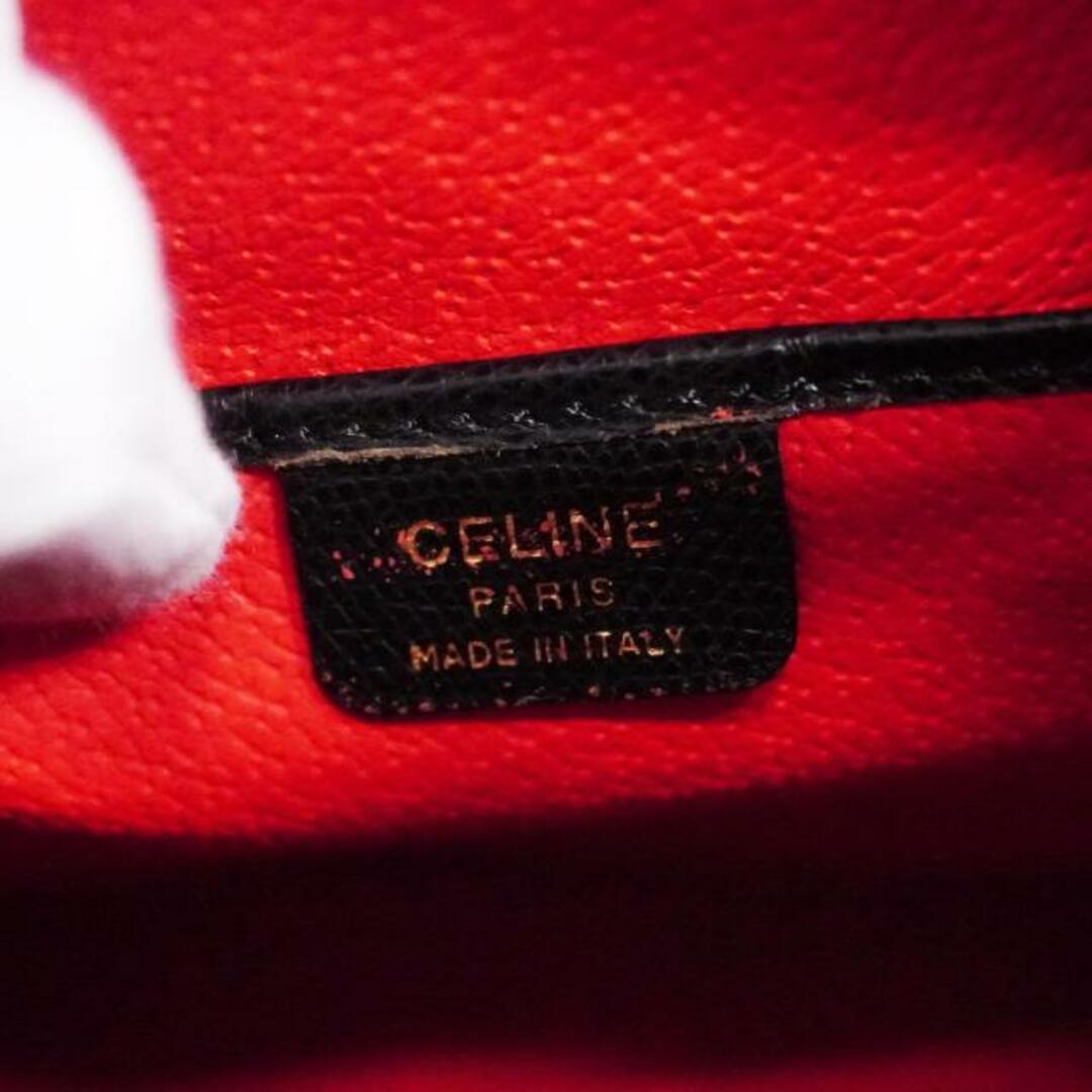 celine(セリーヌ)の【4hd5337】セリーヌ リュックサック/レザー/ブラック/ゴールド金具 【中古】 レディース レディースのバッグ(リュック/バックパック)の商品写真