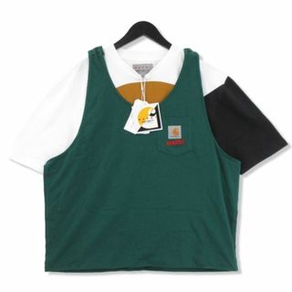 マルニ カーハート T-SHIRT GREEN VEST 22000631(ベスト)