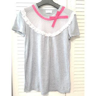 レッドヴァレンティノ(RED VALENTINO)のレッドヴァレンチノリボンレーストップス(Tシャツ(半袖/袖なし))