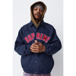 Supreme - Supreme Arc Denim Coaches Jacket Navy M