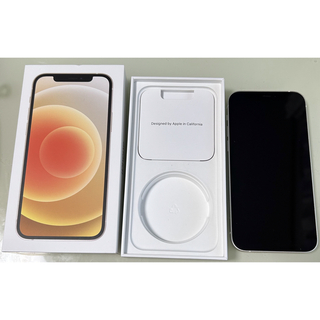 アップル(Apple)のiPhone12 64GB SIMフリー ホワイト 美品②(スマートフォン本体)