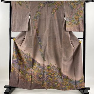 訪問着 身丈160.5cm 裄丈65cm 正絹 名品 【中古】(着物)