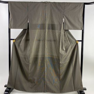 お召 身丈164cm 裄丈65.5cm 正絹 名品 【中古】(着物)