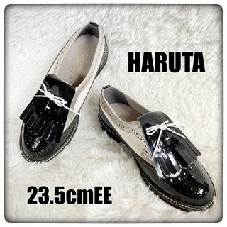 ハルタ(HARUTA)のHARUTA  ウィングチップ  革靴 size23.5cmEE(ローファー/革靴)