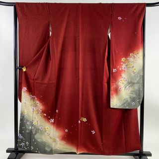 振袖 身丈158cm 裄丈66.5cm 正絹 美品 名品 【中古】(着物)