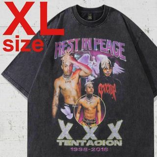 【新品】XXXTentacion　RAP　TEE　ラップTシャツ　ブラック　XL(Tシャツ/カットソー(半袖/袖なし))