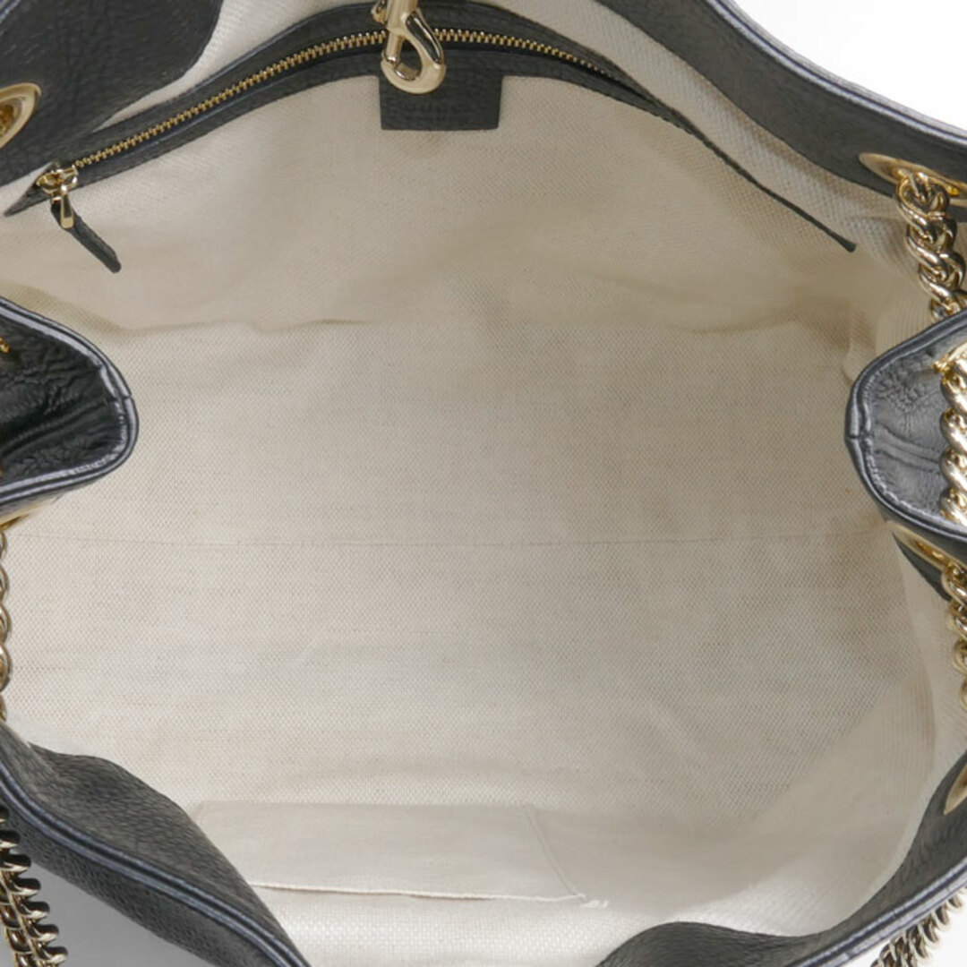 Gucci(グッチ)のGUCCI グッチ ソーホー トートバッグ ブラック 536196 レディース【中古】 レディースのバッグ(トートバッグ)の商品写真