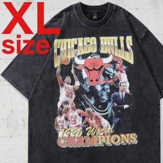 Rodman　デニス・ロッドマン　シカゴ　ブルズ　ラップ　Tシャツ　XLサイズ(Tシャツ/カットソー(半袖/袖なし))