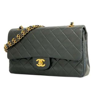 シャネル(CHANEL)の★SALE 【4hd5459】シャネル ショルダーバッグ/マトラッセ/Wフラップ Wチェーン/ラムスキン/ブラック/ゴールド金具 【中古】 レディース(ショルダーバッグ)