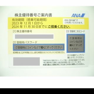 エーエヌエー(ゼンニッポンクウユ)(ANA(全日本空輸))のANA 株主優待券(その他)