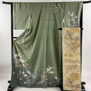 訪問着 身丈168cm 裄丈67.5cm 正絹 秀品 【中古】(着物)