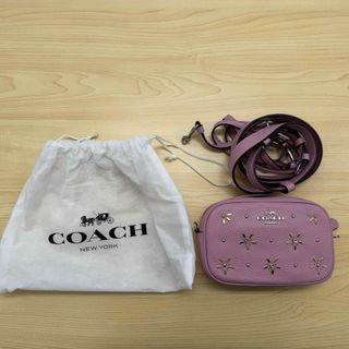 コーチ(COACH)の未使用　コーチ　 ウエスト ポーチ 2way ショルダーバッグ　ピンク(ショルダーバッグ)