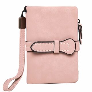 【色: Pink】[Luminesecent] 二つ折り財布 レディース 色豊富(その他)