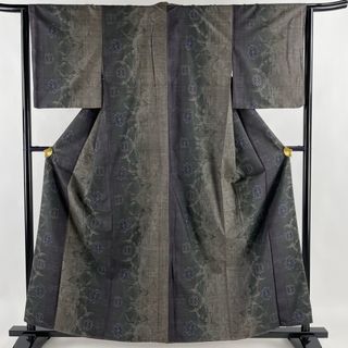 紬 身丈160.5cm 裄丈63.5cm 正絹 美品 名品 【中古】(着物)