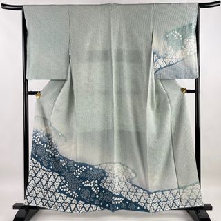 訪問着 身丈158.5cm 裄丈65cm 正絹 名品 【中古】(着物)