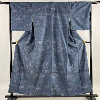 小紋 身丈156.5cm 裄丈67.5cm 正絹 名品 【中古】(着物)