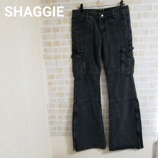 SHAGGIE デニムフレアカーゴパンツ(デニム/ジーンズ)