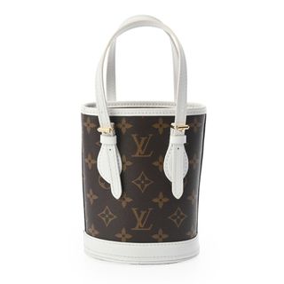 ルイヴィトン(LOUIS VUITTON)のルイヴィトン モノグラム ナノバケット 2WAYバッグ ブラウン(ハンドバッグ)