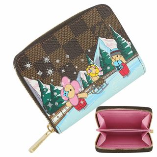 ルイヴィトン(LOUIS VUITTON)のルイヴィトン ジッピーコインパース モノグイラムヴィヴィエンヌ アイススケート レザー ブラウン マルチカラー レディース 新品 6919(財布)