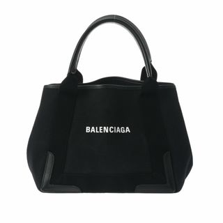 バレンシアガ(Balenciaga)のバレンシアガ  ネイビーカバス S ハンドバッグ 黒(ハンドバッグ)