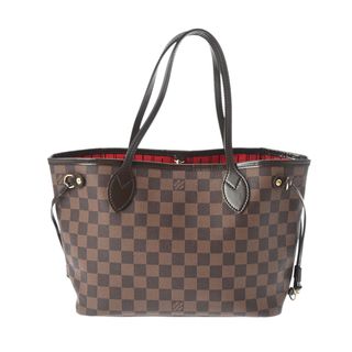 ルイヴィトン(LOUIS VUITTON)のルイヴィトン ダミエ ネヴァーフル PM USA製 ハンドバッグ ブラウン(ハンドバッグ)