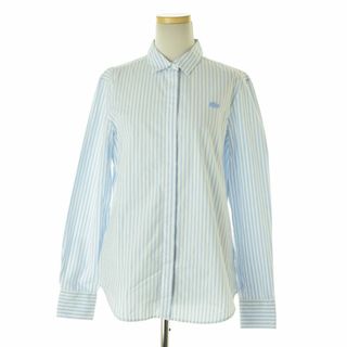 ラコステ(LACOSTE)の【LACOSTE】ストライプストレッチコットンポプリン比翼ボタンシャツ(シャツ/ブラウス(長袖/七分))