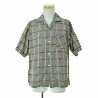 【RobRoy】60s チェックオープンカラー半袖シャツ(シャツ)