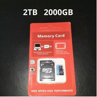 microSDカード　2TB  ２テラバイト　2000GB    2000ギガバ(その他)