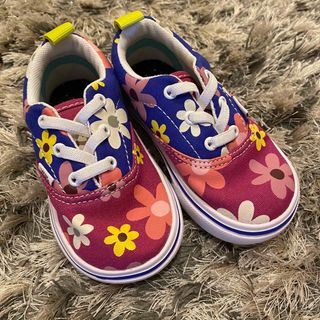 ヴァンズ(VANS)の【新品未使用】VANS ベビーシューズ 靴 花柄 レトロフラワー 12cm(スニーカー)