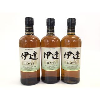 【東京都内配送限定】ウイスキー ニッカ 伊達 3本セット 700ml 重量番号:6(RW16)(ウイスキー)