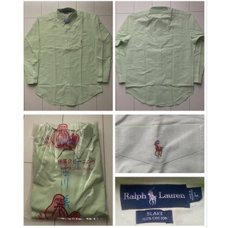 ポロラルフローレン(POLO RALPH LAUREN)の90s ralph lauren ラルフローレン パステル 長袖 シャツ XL(シャツ)